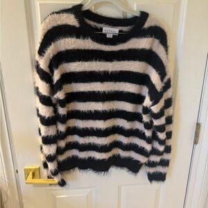 Velvet brand striped mohair sweater, size XS, like new
